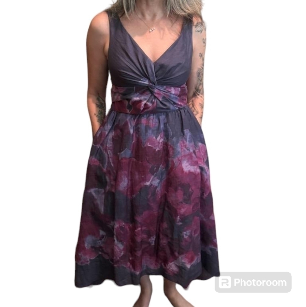 Neiman Marcus Lela Rose floral dress